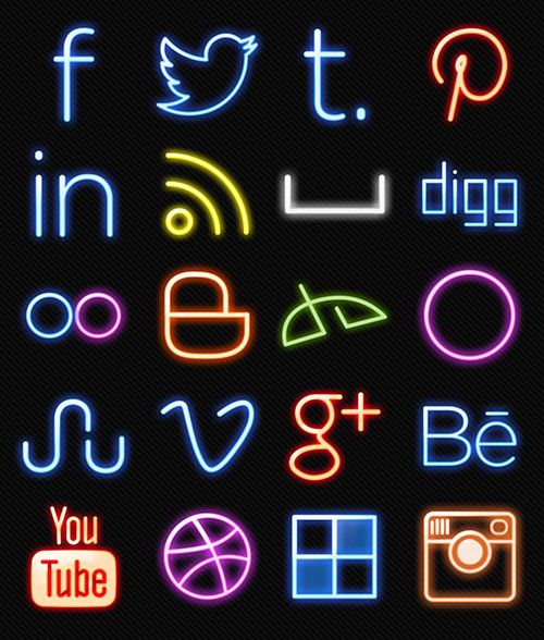 500x588 Best Free Social Media Icons Sets For High Quality Websites