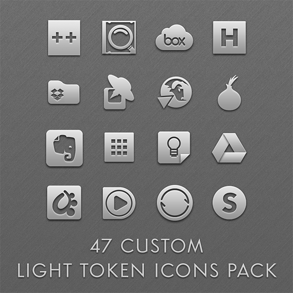 600x600 Custom Light Token Icons Pack