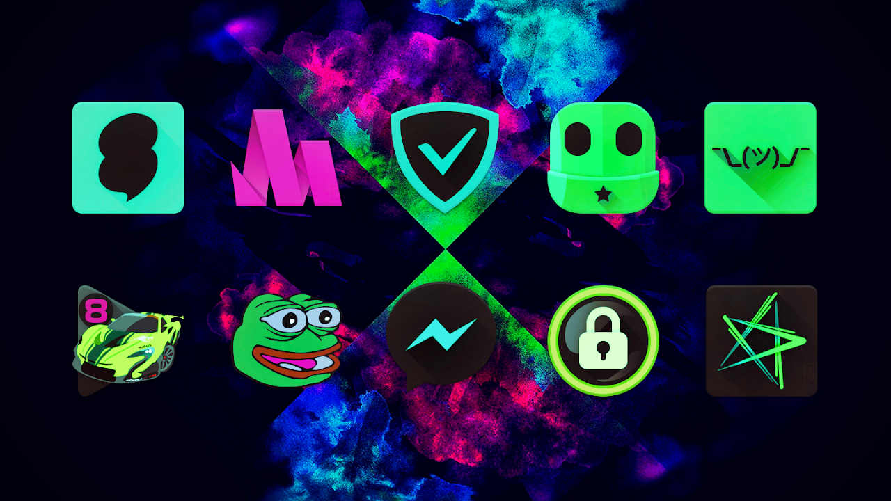 1280x720 Black Light Icon Pack Download Apk For Android