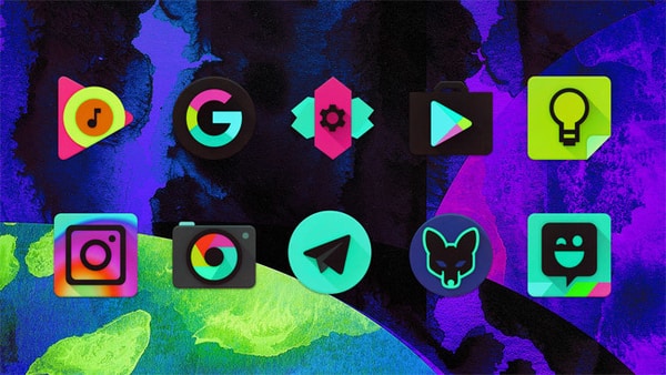 600x338 Black Light Icon Pack Apk For Android Free Download