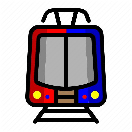 512x512 Light Rail Transit, Mass Rapid Transportation, Train Express Train