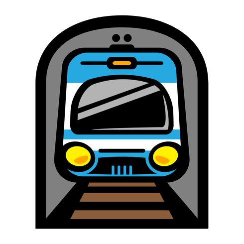 490x490 Subway Train Light Rail Car Vector Icon
