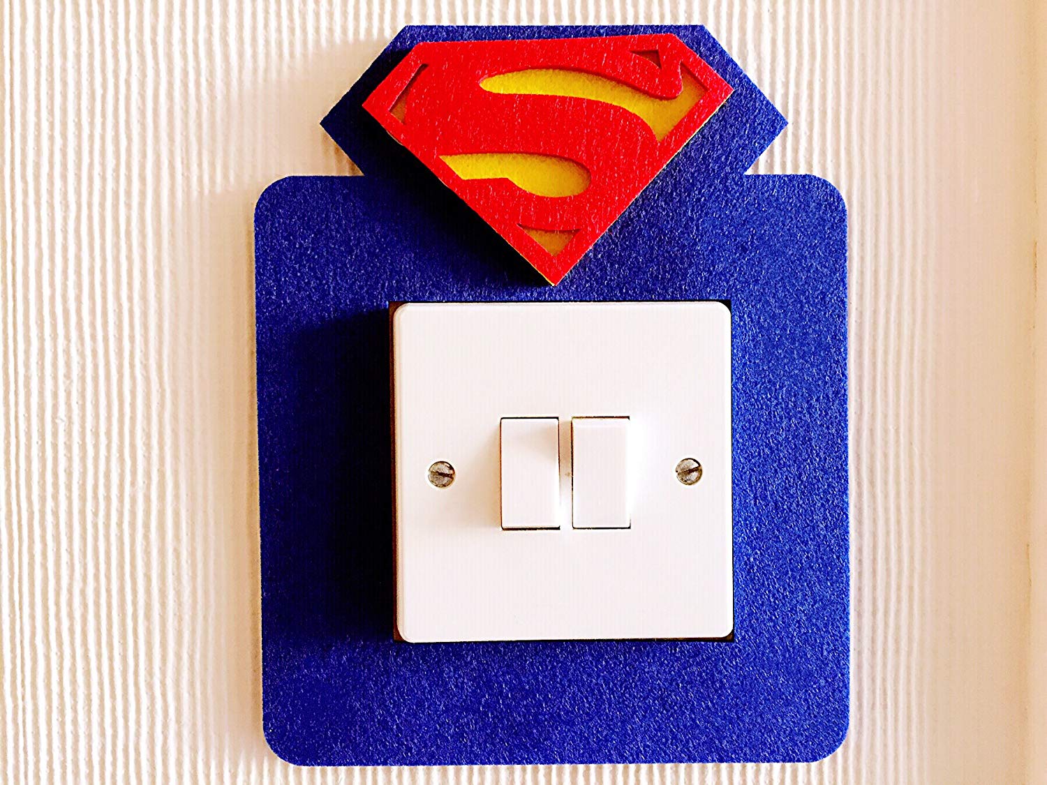 1500x1125 London Golden Swan Superman Icon Light Switch Sticker, Premium