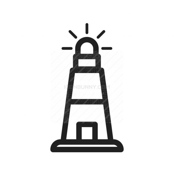 600x600 Lighthouse Line Icon