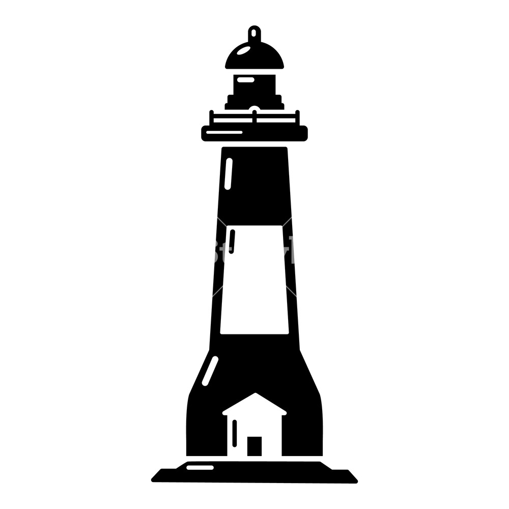 1000x1000 Lighthouse Icon Simple Illustration Of Lighthouse Vector Icon