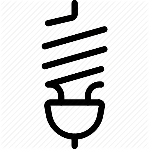 512x512 Bulb, Cfl, Eco, Fluorescent, Light, Lighting, Lights Icon