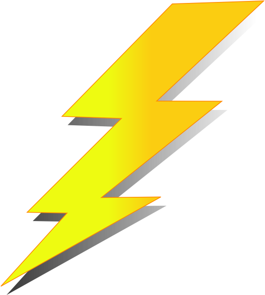 538x598 Thunder Bolt Clip Art