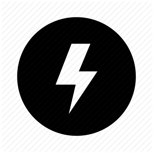 512x512 Charge, Circle, Electricity, Flash, Lighting, Lightning Icon