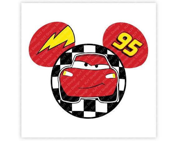 570x452 Disney Lightning Mcqueen Cars Icon Mickey Mouse Minnie Etsy