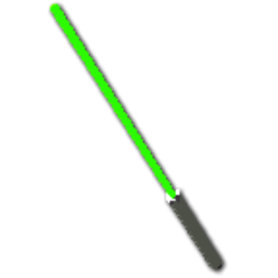 256x256 Green Lightsaber Icon