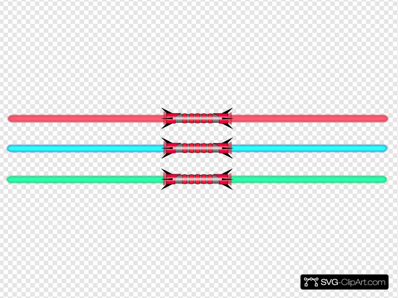800x600 Lightsaber Double Clip Art, Icon