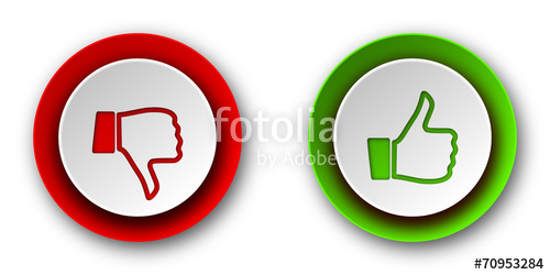 500x250 Like Dislike Icon Stock Photo And Royalty Free Images On Fotolia