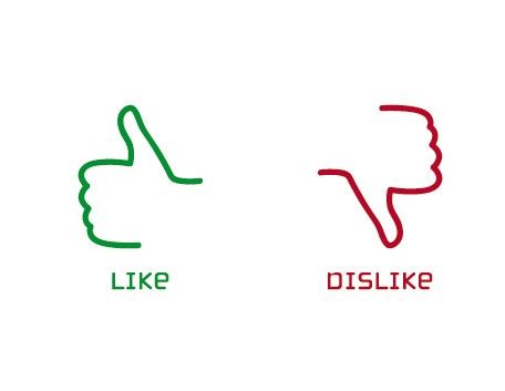 456x353 Free Like Dislike Icons Vector Free Webgraphic Design