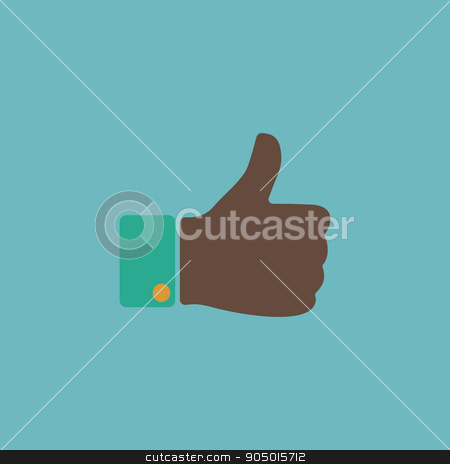 450x464 Like Icon, Hand Icon Stock Vector
