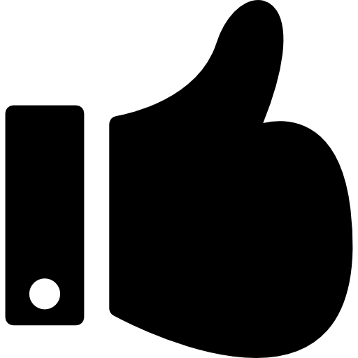 512x512 Like Filled Hand Icons Free Download