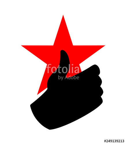 437x500 Like Hand Icon Stock Image And Royalty Free Vector