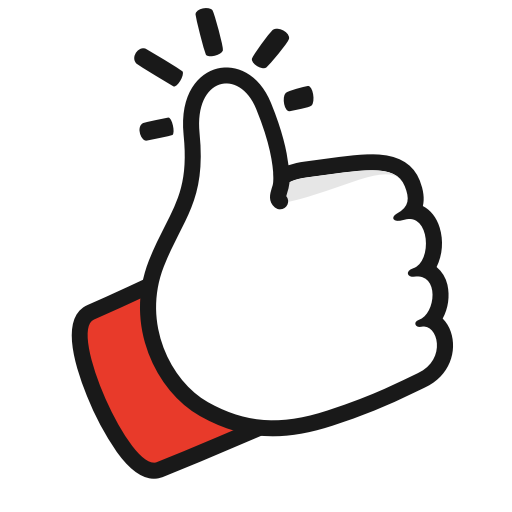 512x512 Gesture, Like, Thumbs, Up, Youtube Icon