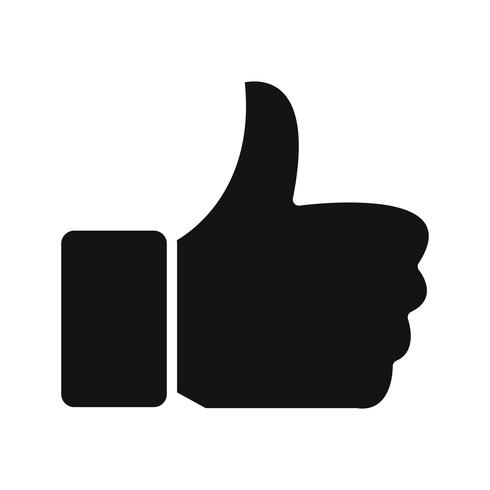 490x490 Like Icon Vector Illustration