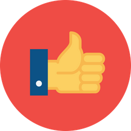 256x256 Recommendations, Like, Favorite, Thumbs, Up, Approve, Vote Icon