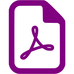 256x256 Purple Pdf Icon