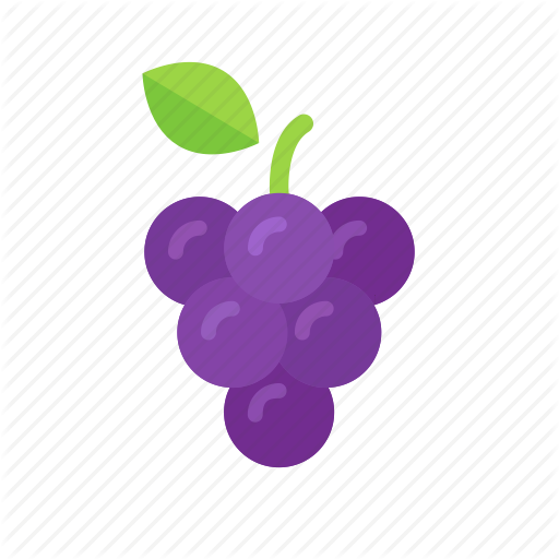 512x512 Colour, Food, Fruit, Grape, Grapes, Purple, Wine Icon