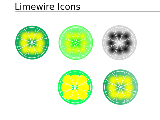 640x480 Limewire Icons