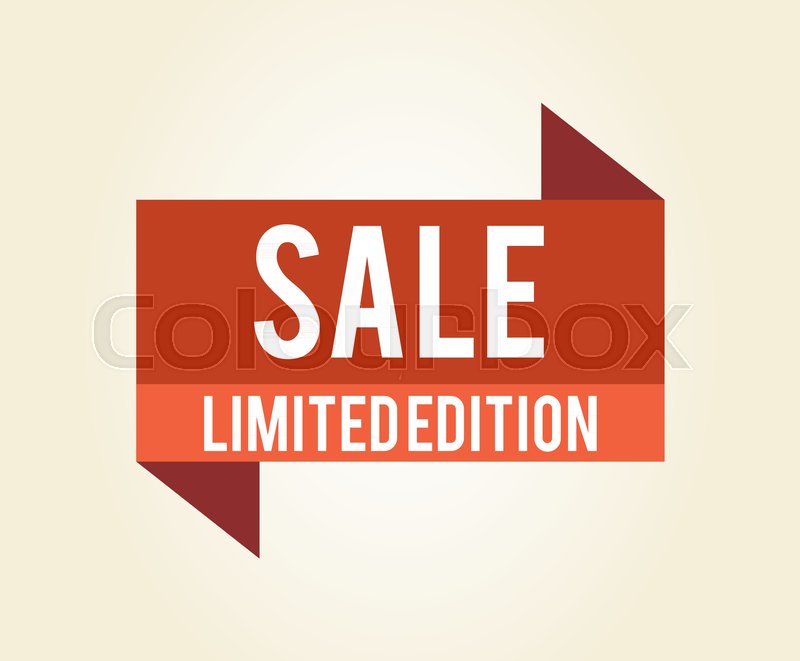800x661 Sale Limited Edition Icon Isolated On Stock Vector Colourbox