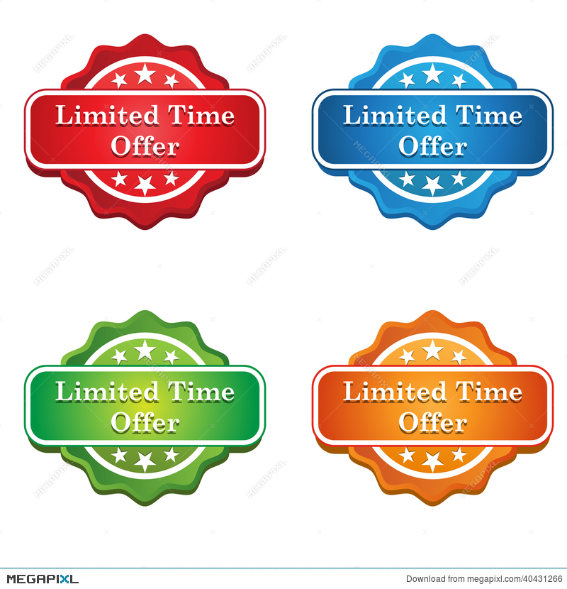 800x830 Limited Time Offer Tag Icon Illustration