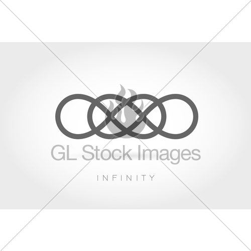 500x500 Limitless Icon Simple Mathematical Sign Gl Stock Images