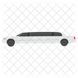 256x256 Limousine Icon Of Flat Style