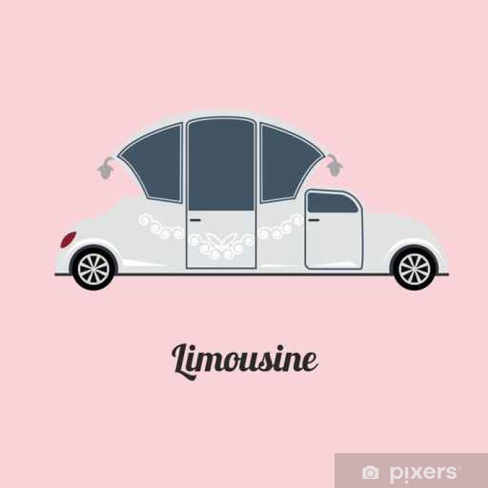 700x700 Limousine Icon Sticker