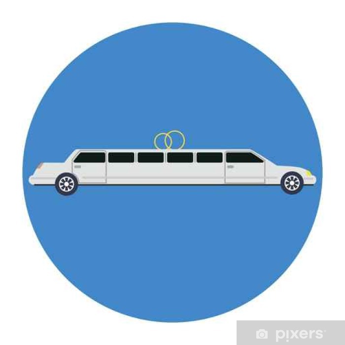 700x700 Limousine Icon Wall Mural