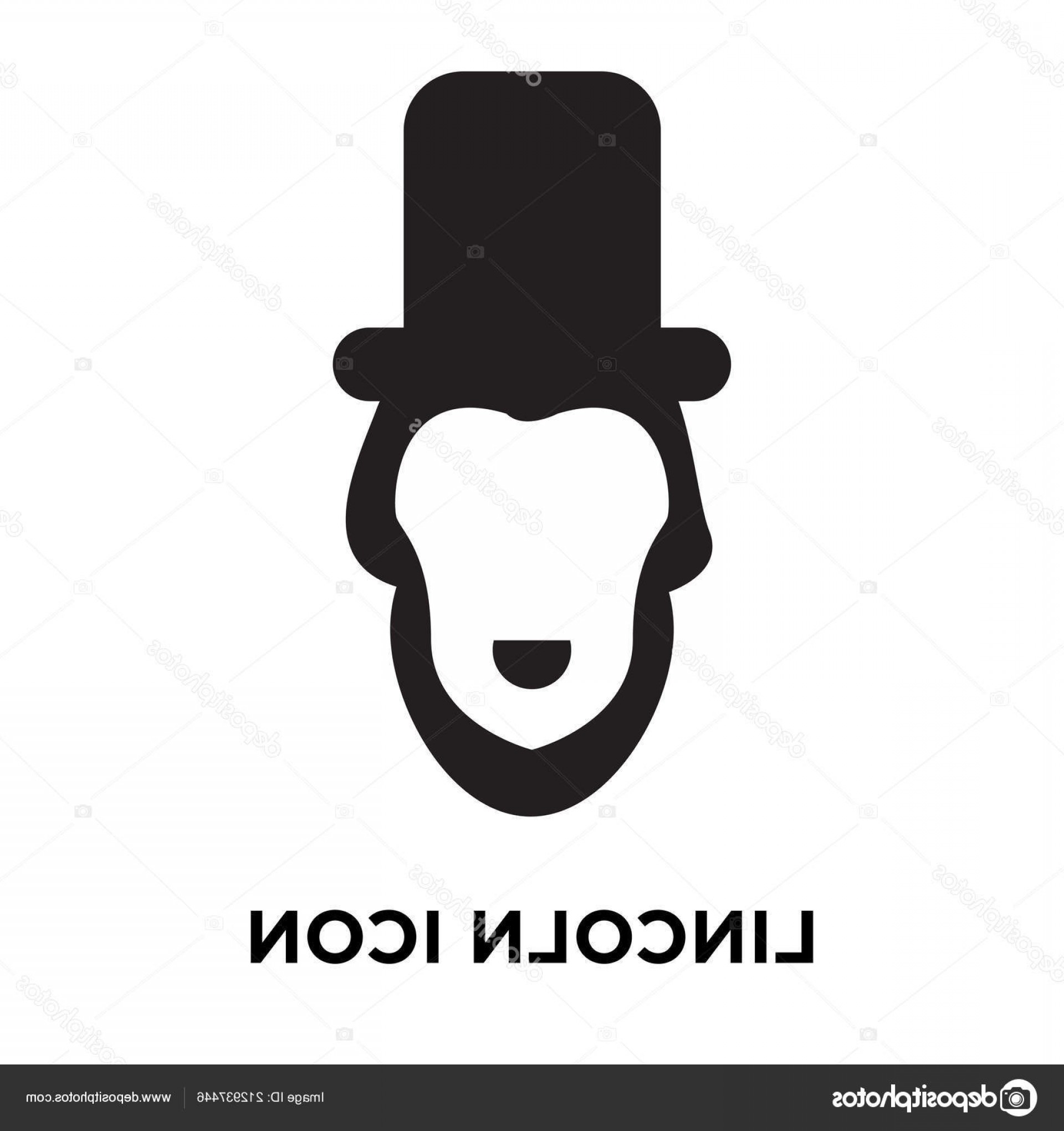 1920x2040 Stock Illustration Lincoln Icon Vector Isolated White Handandbeak