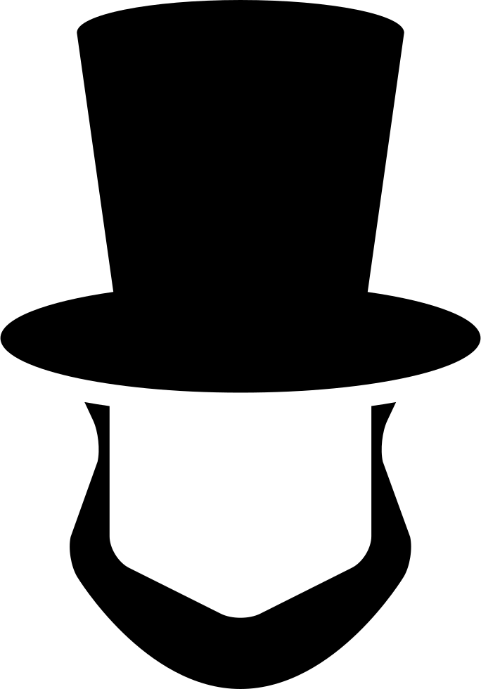 684x980 Abraham Lincoln Hat And Beard Shapes Png Icon Free Download