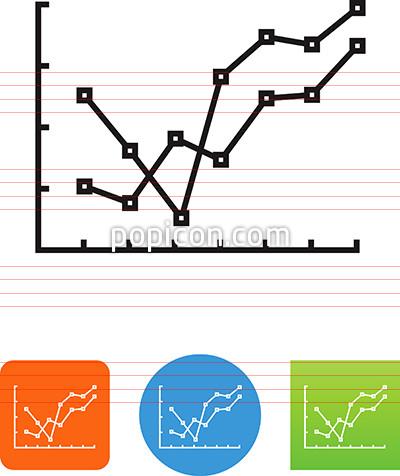 Detailed Line Graph Icon 400x476 Detailed Line Graph Icon