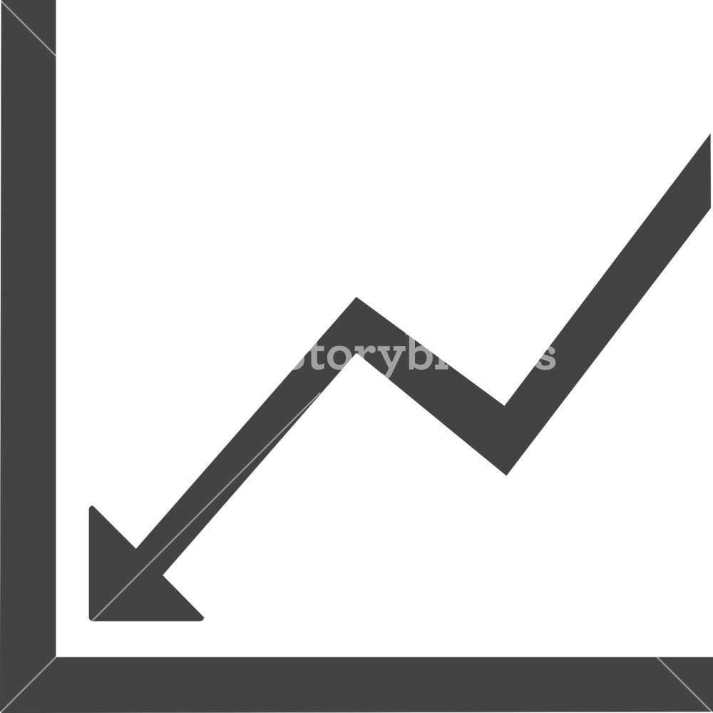 Line Chart Glyph Icon Royalty Free Stock Image 1000x1000 Line Chart Glyph Icon Royalty Free Stock Image