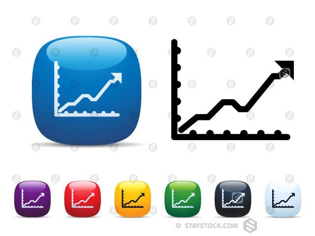 640x480 Line Graph Icon Set Staystock