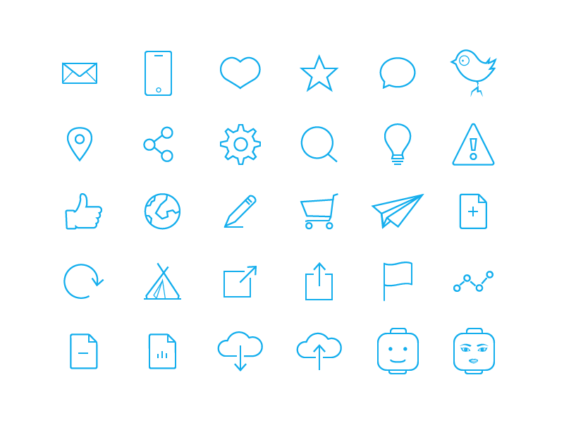 800x600 Bollhavet Free Flat Line Icons