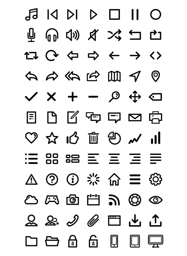 650x891 Dripicons Free Vector Line Icon Font