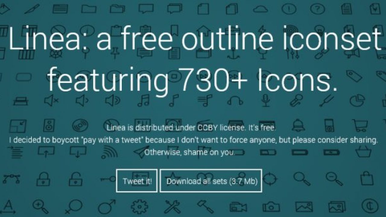 1280x720 Free Line Icon Sets And Icon Fonts For Apps And Websites