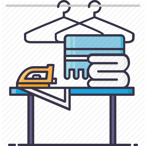 512x512 Hanger, Iron, Laundry, Linen, Towel Icon
