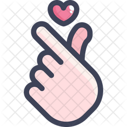 256x256 Mini Heart Icon Of Colored Outline Style