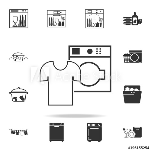 500x500 Dry Cleaning Of White Linen Icon Detailed Set Of Laundry Icons