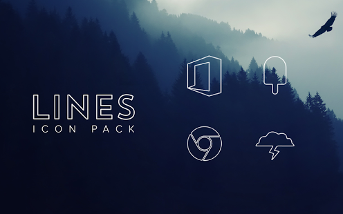 496x310 Lines Free Icon Pack