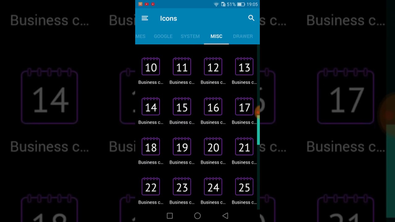 1280x720 Amoled Lines Icon Pack