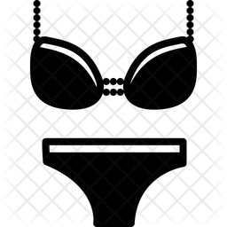 256x256 Lingerie Icon Of Glyph Style