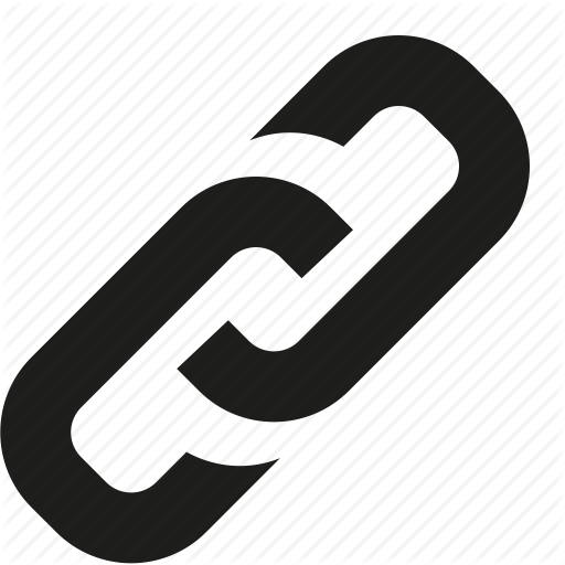 512x512 Black Link Icon