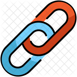 256x256 Link Icon Of Colored Outline Style