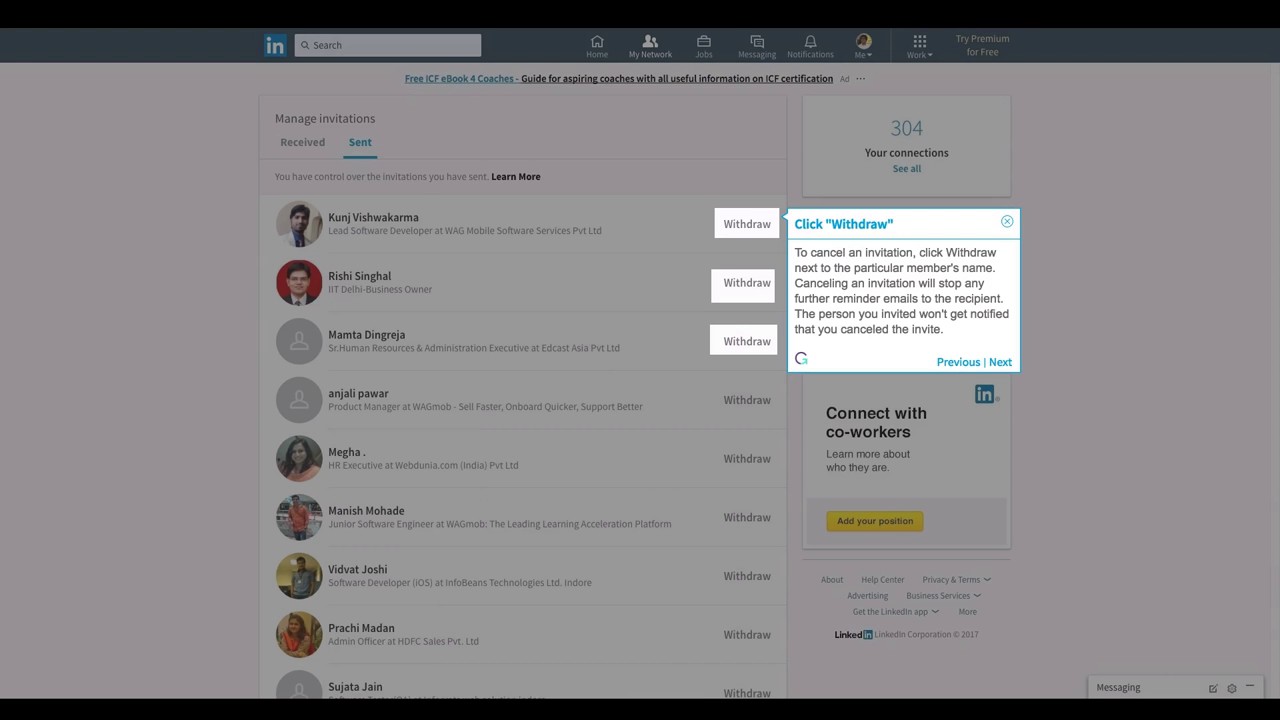 1280x720 How To Cancel An Sent Invitation On Linkedin