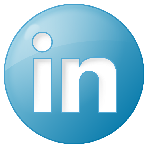 512x512 Blue, Button, Linkedin, Social Icon